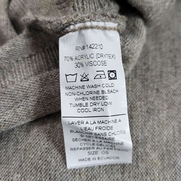 MERSEA Catalina Crewneck Sweater in Driftwood One Size - Picture 10 of 10